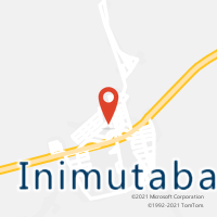 Mapa com localização da Agência AC INIMUTABA