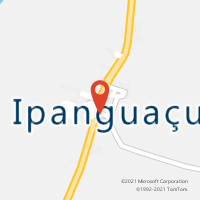 Mapa com localização da Agência AC IPANGUACU