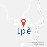 Mapa com localização da Agência AC IPE
