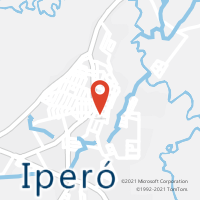 Mapa com localização da Agência AC IPERO