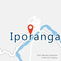 Mapa com localização da Agência AC IPORANGA