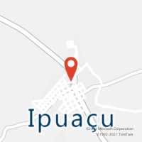 Mapa com localização da Agência AC IPUACU