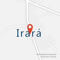 Mapa com localização da Agência AC IRARA