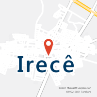 Mapa com localização da Agência AC IRECE