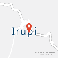 Mapa com localização da Agência AC IRUPI