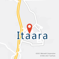Mapa com localização da Agência AC ITAARA