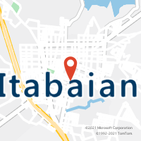 Mapa com localização da Agência AC ITABAIANA