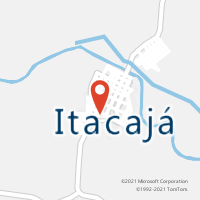 Mapa com localização da Agência AC ITACAJA