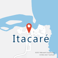 Mapa com localização da Agência AC ITACARE