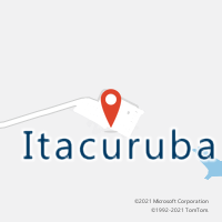Mapa com localização da Agência AC ITACURUBA