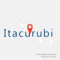 Mapa com localização da Agência AC ITACURUBI