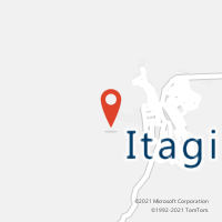 Mapa com localização da Agência AC ITAGI