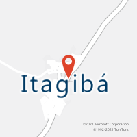 Mapa com localização da Agência AC ITAGIBA