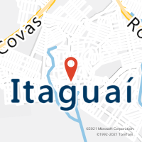 Mapa com localização da Agência AC ITAGUAI