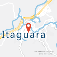 Mapa com localização da Agência AC ITAGUARA
