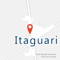 Mapa com localização da Agência AC ITAGUARI