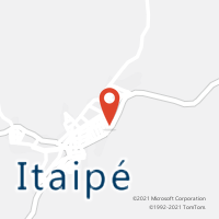 Mapa com localização da Agência AC ITAIPE