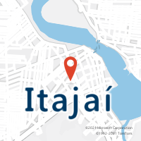 Mapa com localização da Agência AC ITAJAI
