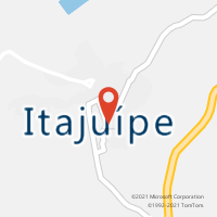 Mapa com localização da Agência AC ITAJUIPE