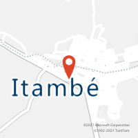 Mapa com localização da Agência AC ITAMBE
