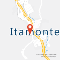 Mapa com localização da Agência AC ITAMONTE