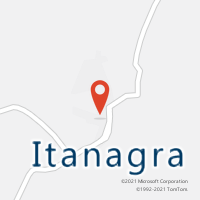 Mapa com localização da Agência AC ITANAGRA