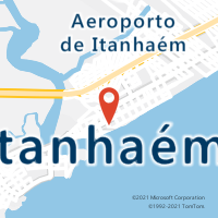 Mapa com localização da Agência AC ITANHAEM