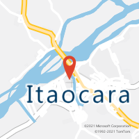 Mapa com localização da Agência AC ITAOCARA