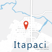 Mapa com localização da Agência AC ITAPACI