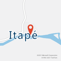 Mapa com localização da Agência AC ITAPE