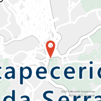 Mapa com localização da Agência AC ITAPECERICA DA SERRA