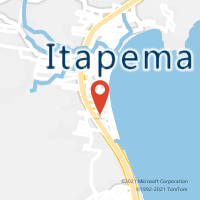 Mapa com localização da Agência AC ITAPEMA