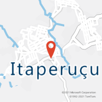 Mapa com localização da Agência AC ITAPERUCU