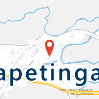 Mapa com localização da Agência AC ITAPETINGA