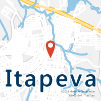 Mapa com localização da Agência AC ITAPEVA
