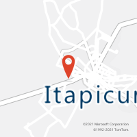 Mapa com localização da Agência AC ITAPICURU