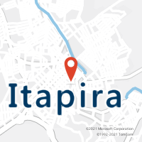 Mapa com localização da Agência AC ITAPIRA