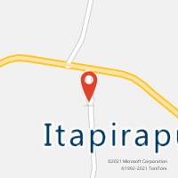 Mapa com localização da Agência AC ITAPIRAPUA