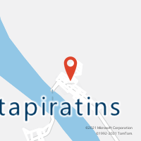 Mapa com localização da Agência AC ITAPIRATINS