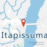 Mapa com localização da Agência AC ITAPISSUMA