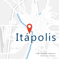 Mapa com localização da Agência AC ITAPOLIS