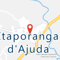 Mapa com localização da Agência AC ITAPORANGA D AJUDA