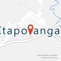 Mapa com localização da Agência AC ITAPORANGA