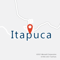 Mapa com localização da Agência AC ITAPUCA