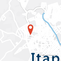 Mapa com localização da Agência AC ITAPURA