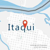 Mapa com localização da Agência AC ITAQUI
