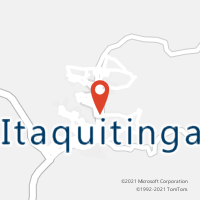 Mapa com localização da Agência AC ITAQUITINGA