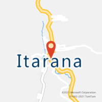 Mapa com localização da Agência AC ITARANA