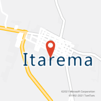 Mapa com localização da Agência AC ITAREMA