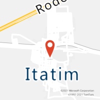 Mapa com localização da Agência AC ITATIM